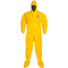DuPont™ Tychem® 2000 Coverall Hood & Socks/Boots Berry Compliant Yellow XL 12/Qty