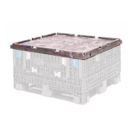 ORBIS CKD3230  BulkPak Folding Bulk Shipping Container Lid - 32""L x 30""W Black