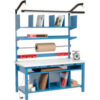 Global Industrial™ Complete Packing Workbench W/Power Apron ESD Square Edge 60""W x 30""D