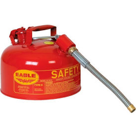 Eagle Type II Safety Can with 7/8"" Spout - 2 Gallons - Red