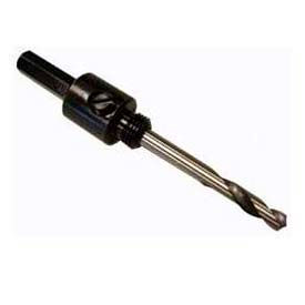 Starrett 55141 A1 Hole Saw Arbor w/HSS Pilot Drill For 3/8"" Chuck Sizes 9/16""-1-3/16""