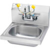 Krowne® HS-36 16"" Wide Hand Sink With Eyewash