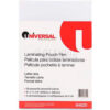 Universal Clear Laminating Pouches 3 mil 9 x 11 1/2 25/Pack