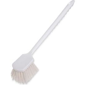 Carlisle Sparta 20 in. Utility Scrub Brush with Polyester Bristles White