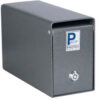 Protex Undercounter Depository Drop Box SDB-100 with Tubular Lock 9-3/4""W x 3-3/4""D x 5-3/4""H Gray