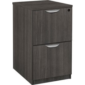 Regency Legacy Deskside 2 Drawer File Cabinet Ash Grey