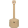 Justrite® Smokers Cease Fire® Outdoor Ashtray 1 Gallon Beige