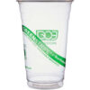 Eco-Products® GreenStripe Renewable Resource Cold Drink Cups 20 oz. Translucent 1000/Carton