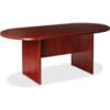Lorell® 36"" Oval Conference Table - Mahogany - Essentials Series