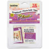 Brother® P-Touch® TZ Photo-Safe Tape Cartridge 1/2""W Black on White