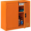 Global Industrial™ Emergency Preparedness Cabinet Wall Mount 30""Wx12""Dx30""H Orange