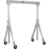 Global Industrial Adjustable Height Aluminum Gantry Crane 12'W x 9'6""-12'H 2000 Lb. Capacity