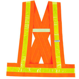Ergodyne® 27018 GloWear® 8140BA Type O Class 1 Breakaway Sash Orange XL/2XL