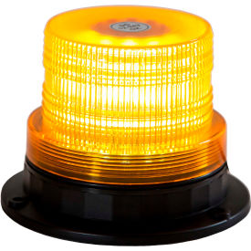 Buyers Amber 40 LED Beacon Light 5.125"" Diameter x 3.75"" Tall - SL501A