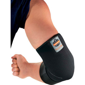 Ergodyne® Proflex® 655 Neoprene Elbow Sleeve with Strap Black Medium
