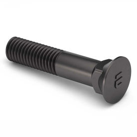 5/8-11 x 4"" Plow Bolt - #3 Flat Head - Grade 5 - Partial Thread - UNC - Steel - Plain - Pkg of 10