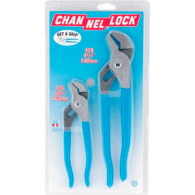 Channellock® GS-1 2 Piece Straight Jaw Tongue & Groove Plier Set (6-1/2&9-1/2"")
