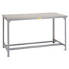 Little Giant® Welded Steel Workbench - Steel Top & Open Base - 84""W x 36""D x 36""H