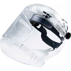 Sellstrom® S38440 380 Series Max Light Ratcheting Faceshield Dual Crown Clear Anti-Fog