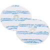 Global Industrial™ Replacement Microfiber Pads for Mini Floor Scrubber 2 Pack