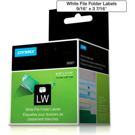 DYMO® LW File Folder Labels 1-up 9/16"" x 3 7/16"" Black on White