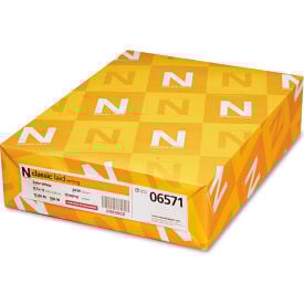 Neenah Paper Classic Laid Stationery Writing Paper 6571 8-1/2"" x 11"" Solar White 500 Sheets/Ream