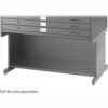 Safco® High Flat File Cabinet Base For 4994 40-1/2""W Gray