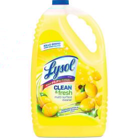 Lysol Clean and Fresh Multi-Surface Cleaner Sparkling Lemon & Sunflower Essence 144 oz. Bottle