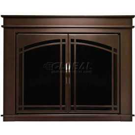 Pleasant Hearth Fenwick Fireplace Glass Door Oil Rubbed Bronze FN-5701 37-1/2""L x 33""H