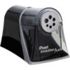 Westcott® iPoint Evolution Axis Pencil Sharpener AC-Powered 5"" x 7.5"" x 7.25"" Black/Silver