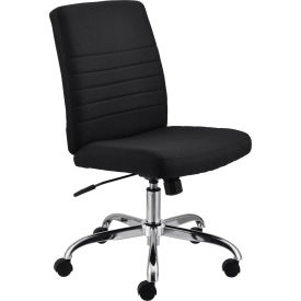 Interion® Office Chair With Mid Back Fabric Black