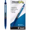 Pilot® Precise V10RT Retractable Roller Ball Pen Bold 1 mm Blue Ink/Barrel Dozen