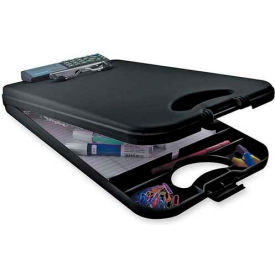 Saunders DeskMate II Storage Clipboard with Calculator 10"" x 16"" Black
