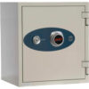 Phoenix Safe Olympian Key & Combination Dual Control Fire Resistant Safe 1.3 cu ft Off-White Steel