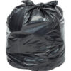 Global Industrial™ Light Duty Black Trash Bags - 2 to 4 Gal 0.23 Mil 2000 Bags/Case