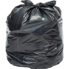 Global Industrial™ Light Duty Black Trash Bags - 2 to 4 Gal 0.23 Mil 2000 Bags/Case
