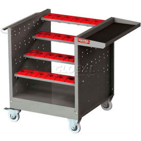 Shuter CNC Taper 50 Tool Cart 20 Tool Holders NTW-4B-50T 39-1/2""L x 25-1/2""W x 32-1/2""H