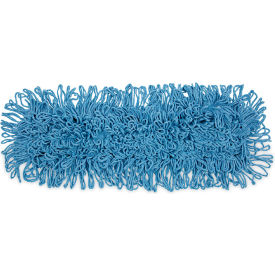 Boardwalk® Mop Head Dust Looped-End Cotton/Synthetic Fibers 24 x 5 Blue