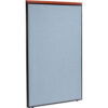 Interion® Deluxe Office Partition Panel 48-1/4""W x 73-1/2""H Blue