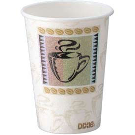 Dixie® PerfecTouch® Hot Cups 12 oz. Coffee Dreams Design 1000 ct