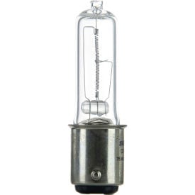 Sunlite 03120-SU Q75/CL/DC 75W Single Ended T4 Halogen Bulb Bayonet Base Clear