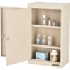 Global Industrial™ Large Narcotics Cabinet Double Door/Double Lock 18""W x 10""D x 30""H Beige