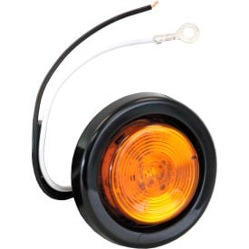2"" Round 1 Led Amber Marker Light W/ Grommet & Plug - Min Qty 6