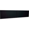 Hirsh Industries® Modular Stack-on Hutch Door Kit - 72""W - Black