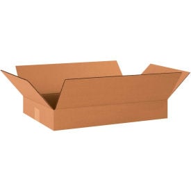Global Industrial™ Flat Cardboard Corrugated Boxes 20""L x 12""W x 3""H Kraft
