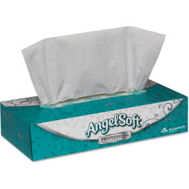 Angel Soft 2-Ply Premium Facial Tissue White 100 Tissues/Flat Box 30/Case - GEP48580CT