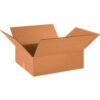 Global Industrial Flat Cardboard Corrugated Boxes 18""L x 16""W x 6""H Kraft