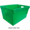 Corrugated Plastic Nestable Tote 24x17-1/2x13 Natural