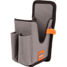 Ergodyne® Squids® 5541 Handheld Barcode Scanner Holster w/ Belt Loop Large Gray