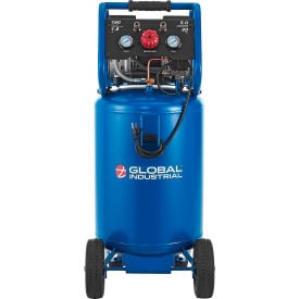 Global Industrial™ Portable Quiet Electric Air Compressor 1.8 HP 20 Gal 5.0 CFM Oil-Free